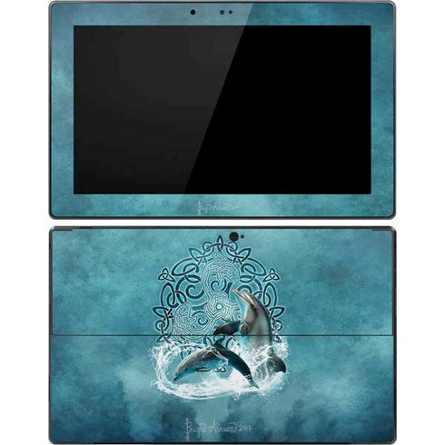 Brigid Ashwood Celtic Dolphin Surface Pro Tablet Skin